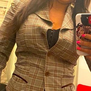 Made in France plaid jacket